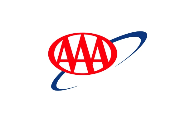 AAA logo with orbit design